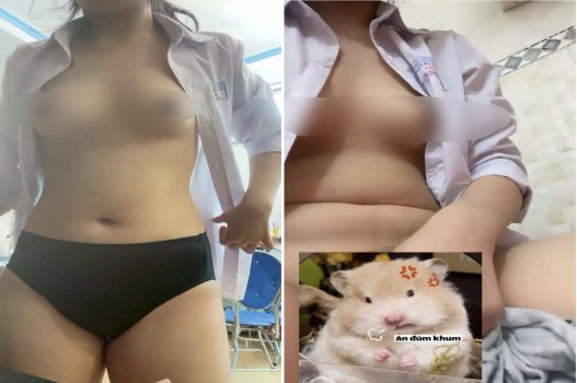 Em nữ sinh bướm nhiều lông thích được vét máng